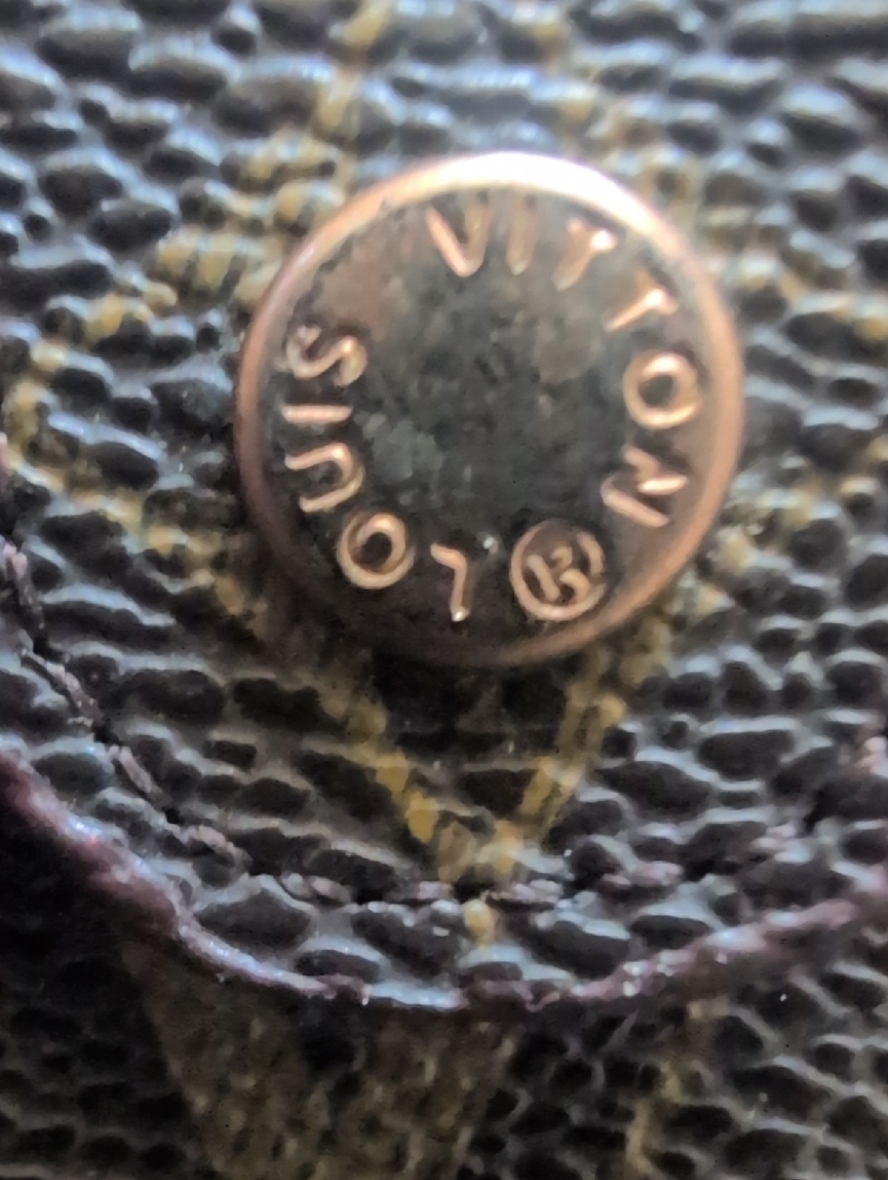 Vtg Louis Vuitton Monogram Canvas Brown & Tan Snap Wallet W Kiss Lock Coin Purse - Picture 5 of 9